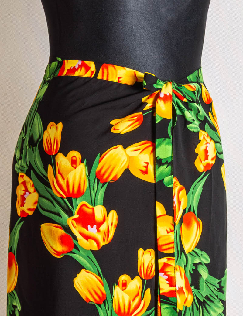 Women's wrap pants, size S-L, 100% viscose, Palazzo pants Niederlande